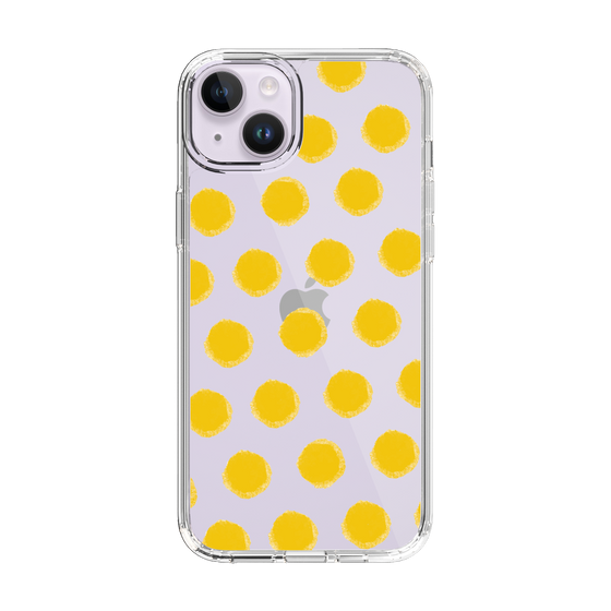 Slim Protection Case［ Original - Favorite Color Polka Dots - Yellow ］