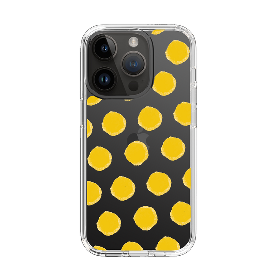 Slim Protection Case［ Original - Favorite Color Polka Dots - Yellow ］