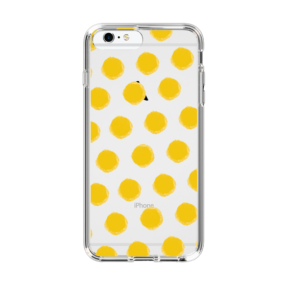 Slim Protection Case［ Original - Favorite Color Polka Dots - Yellow ］