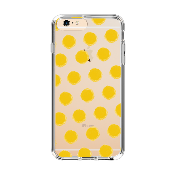Slim Protection Case［ Original - Favorite Color Polka Dots - Yellow ］