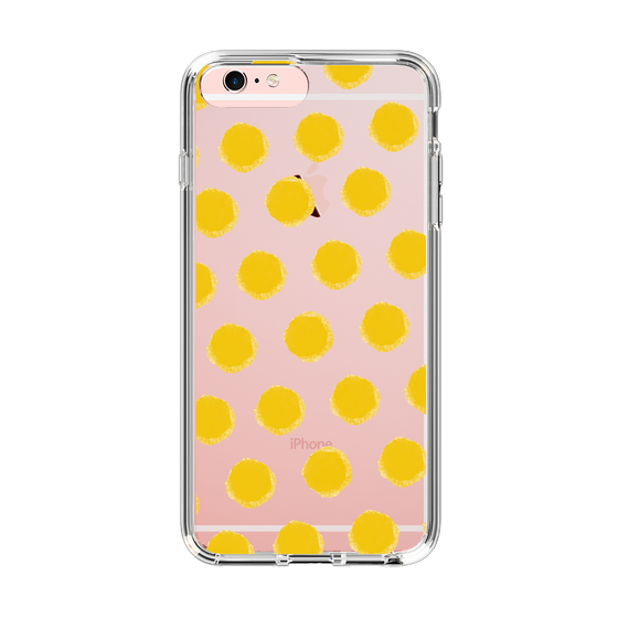 Slim Protection Case［ Original - Favorite Color Polka Dots - Yellow ］