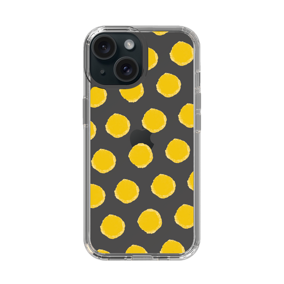 Slim Protection Case［ Original - Favorite Color Polka Dots - Yellow ］
