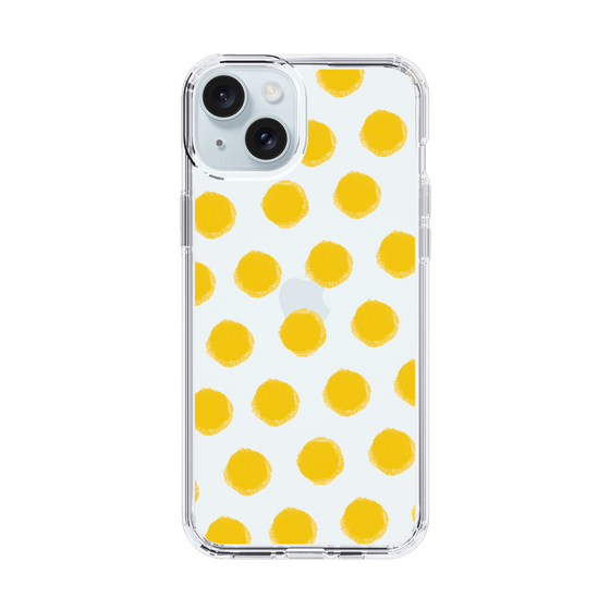 Slim Protection Case［ Original - Favorite Color Polka Dots - Yellow ］