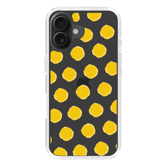 Slim Protection Case［ Original - Favorite Color Polka Dots - Yellow ］