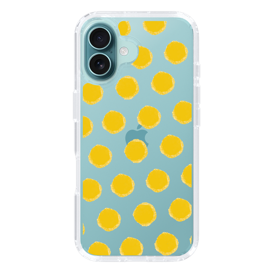 Slim Protection Case［ Original - Favorite Color Polka Dots - Yellow ］