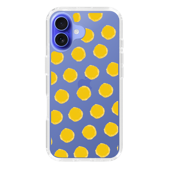 Slim Protection Case［ Original - Favorite Color Polka Dots - Yellow ］