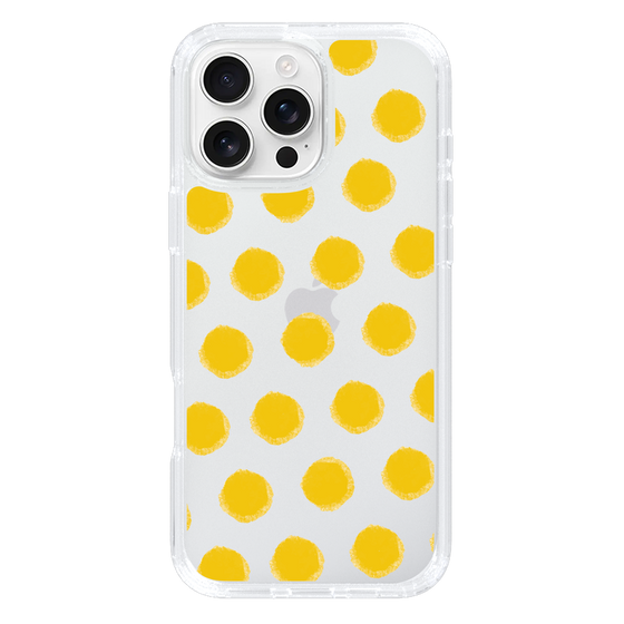 Slim Protection Case［ Original - Favorite Color Polka Dots - Yellow ］