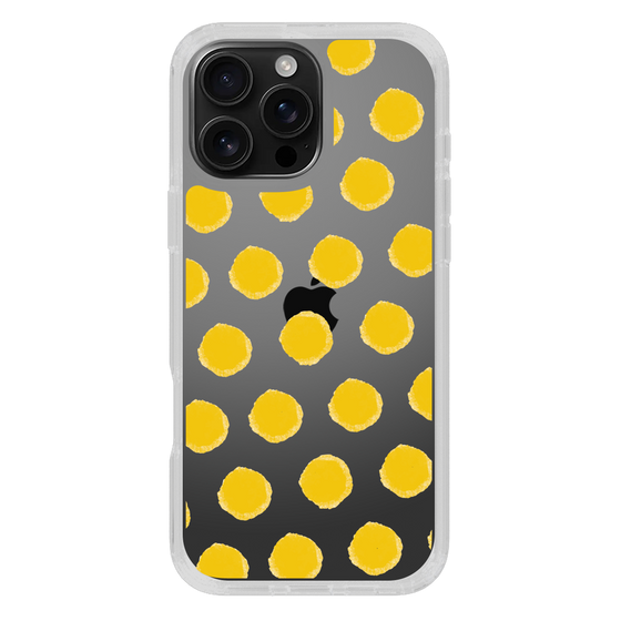 Slim Protection Case［ Original - Favorite Color Polka Dots - Yellow ］