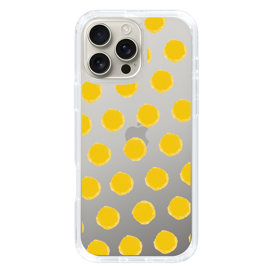Slim Protection Case［ Original - Favorite Color Polka Dots - Yellow ］