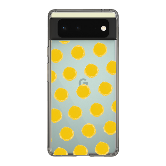 Slim Protection Case［ Original - Favorite Color Polka Dots - Yellow ］