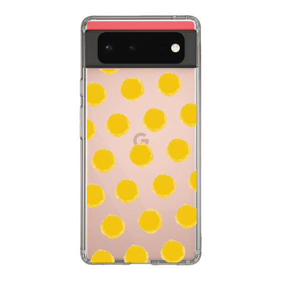Slim Protection Case［ Original - Favorite Color Polka Dots - Yellow ］