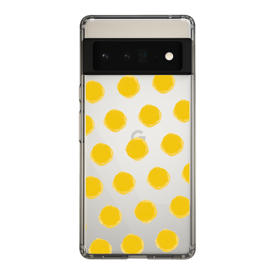 Slim Protection Case［ Original - Favorite Color Polka Dots - Yellow ］