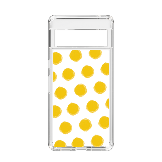 Slim Protection Case［ Original - Favorite Color Polka Dots - Yellow ］