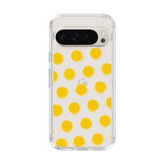 Slim Protection Case［ Original - Favorite Color Polka Dots - Yellow ］