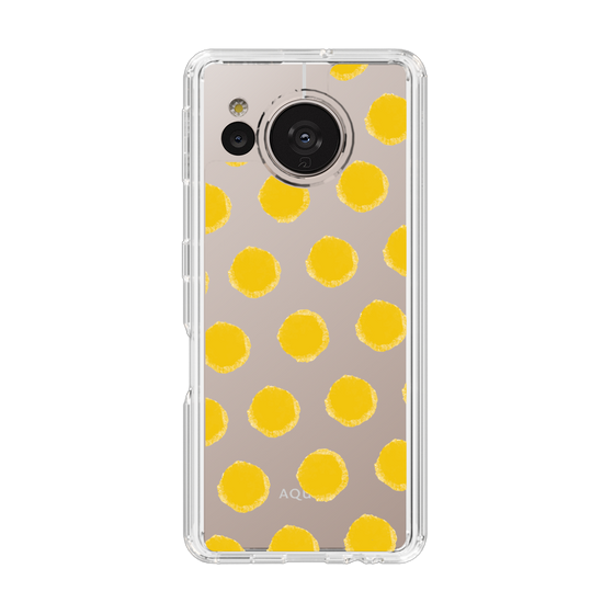 Slim Protection Case［ Original - Favorite Color Polka Dots - Yellow ］