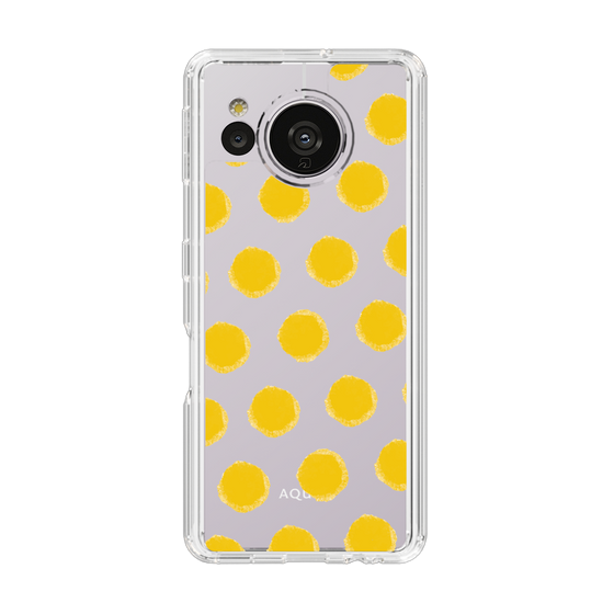 Slim Protection Case［ Original - Favorite Color Polka Dots - Yellow ］