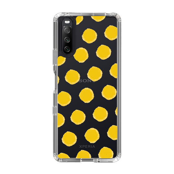 Slim Protection Case［ Original - Favorite Color Polka Dots - Yellow ］