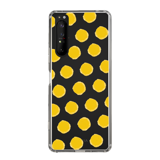 Slim Protection Case［ Original - Favorite Color Polka Dots - Yellow ］