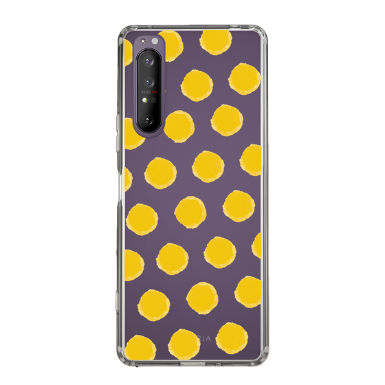 Slim Protection Case［ Original - Favorite Color Polka Dots - Yellow ］