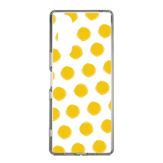 Slim Protection Case［ Original - Favorite Color Polka Dots - Yellow ］