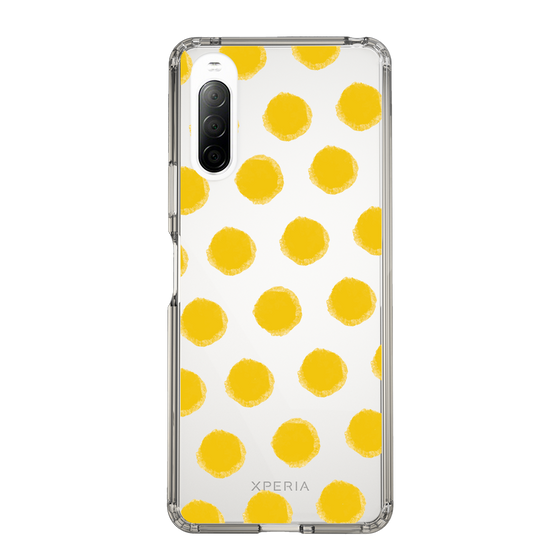 Slim Protection Case［ Original - Favorite Color Polka Dots - Yellow ］