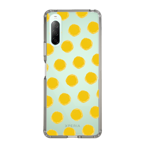 Slim Protection Case［ Original - Favorite Color Polka Dots - Yellow ］