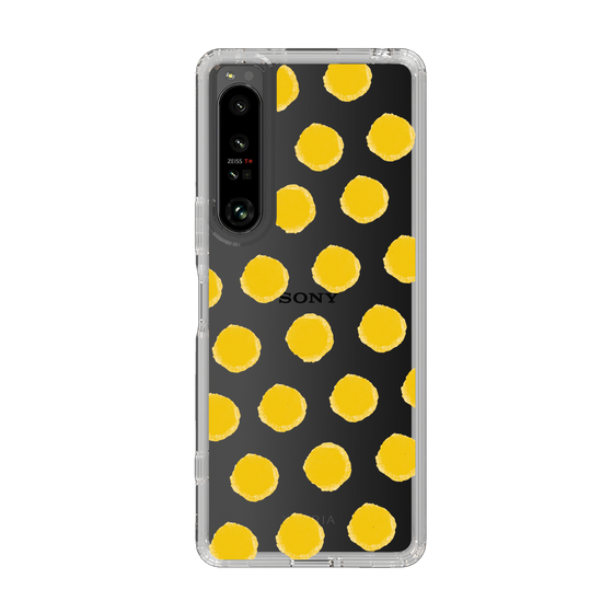 Slim Protection Case［ Original - Favorite Color Polka Dots - Yellow ］