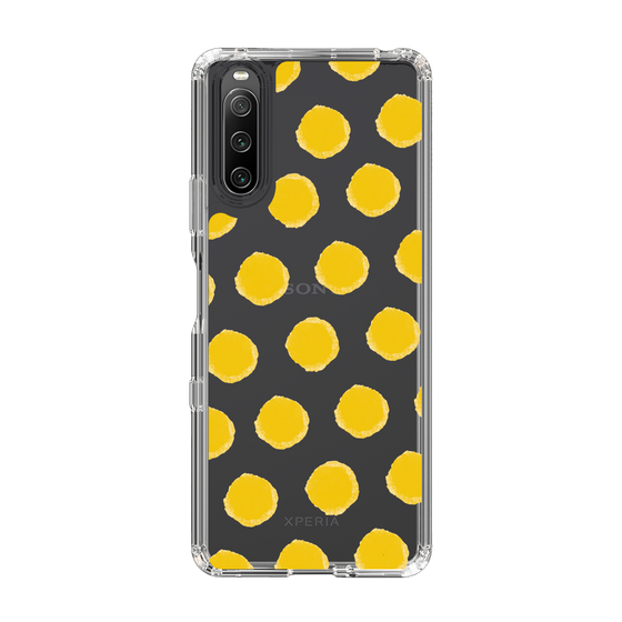 Slim Protection Case［ Original - Favorite Color Polka Dots - Yellow ］