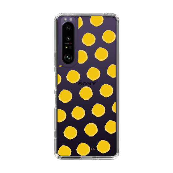 Slim Protection Case［ Original - Favorite Color Polka Dots - Yellow ］