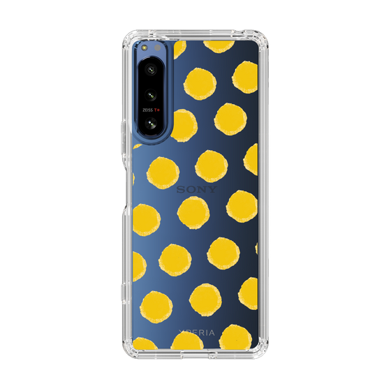 Slim Protection Case［ Original - Favorite Color Polka Dots - Yellow ］