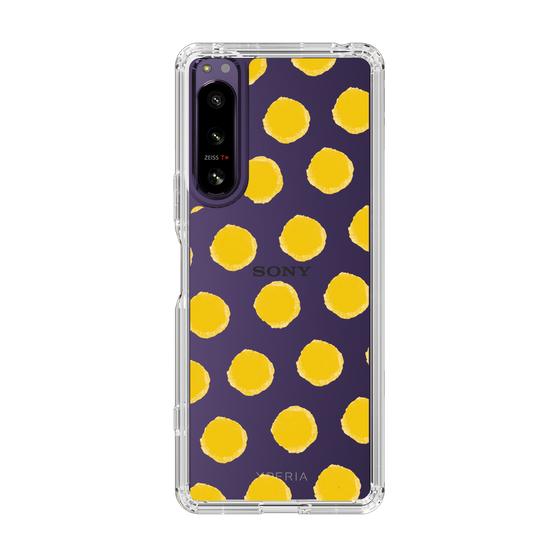 Slim Protection Case［ Original - Favorite Color Polka Dots - Yellow ］