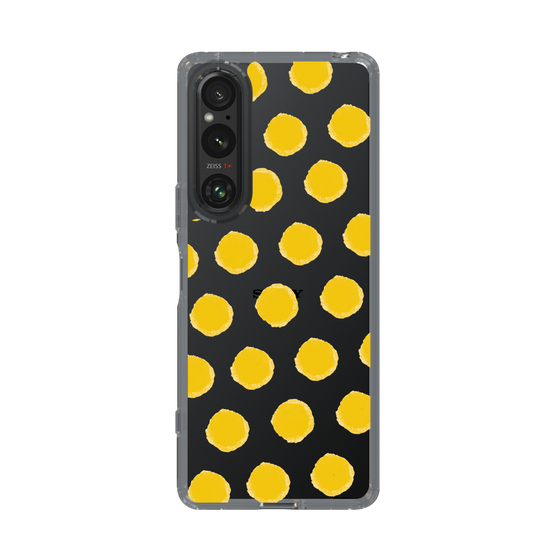 Slim Protection Case［ Original - Favorite Color Polka Dots - Yellow ］