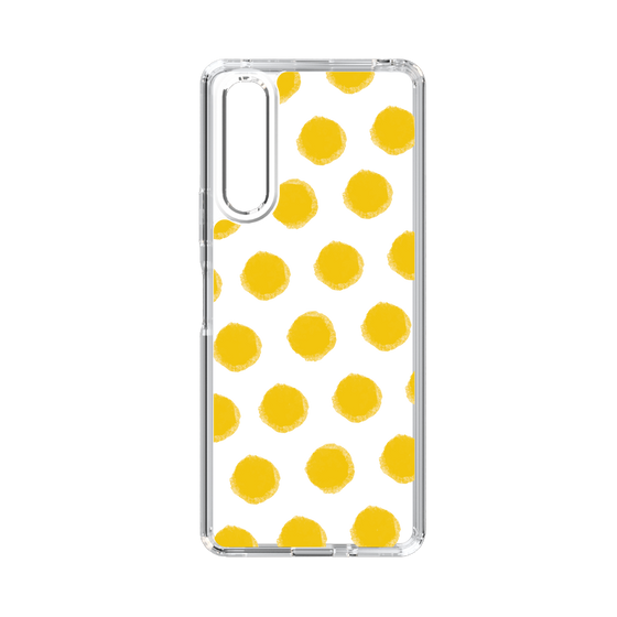 Slim Protection Case［ Original - Favorite Color Polka Dots - Yellow ］