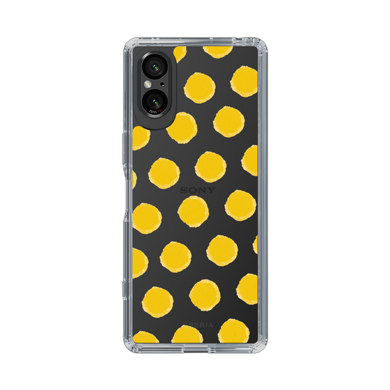 Slim Protection Case［ Original - Favorite Color Polka Dots - Yellow ］