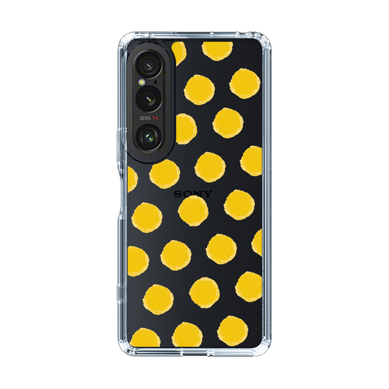 Slim Protection Case［ Original - Favorite Color Polka Dots - Yellow ］