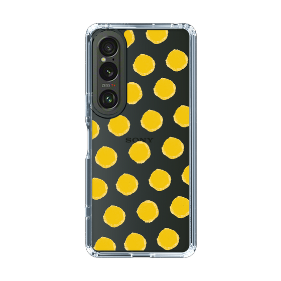 Slim Protection Case［ Original - Favorite Color Polka Dots - Yellow ］