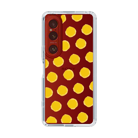 Slim Protection Case［ Original - Favorite Color Polka Dots - Yellow ］