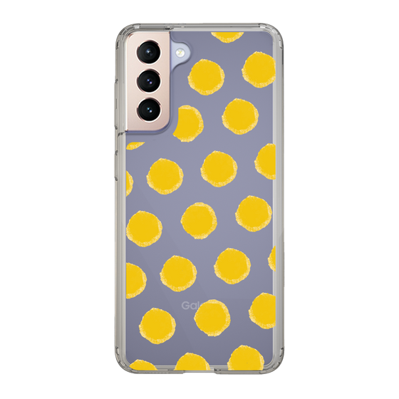 Slim Protection Case［ Original - Favorite Color Polka Dots - Yellow ］