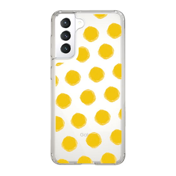 Slim Protection Case［ Original - Favorite Color Polka Dots - Yellow ］