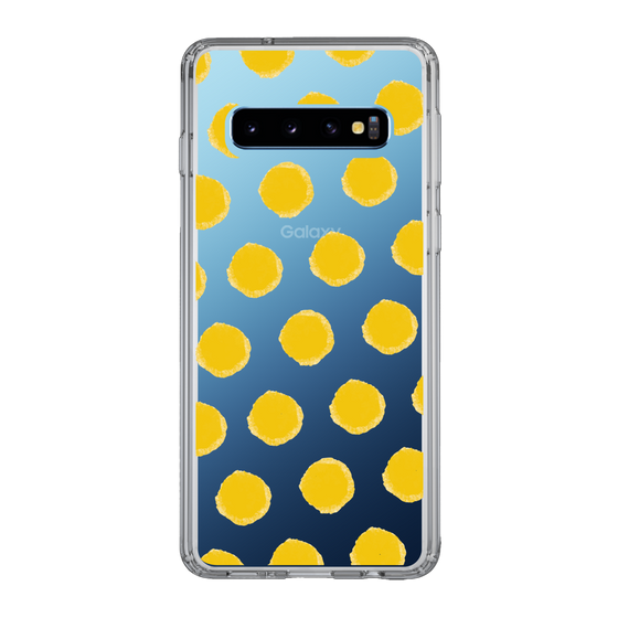 Slim Protection Case［ Original - Favorite Color Polka Dots - Yellow ］