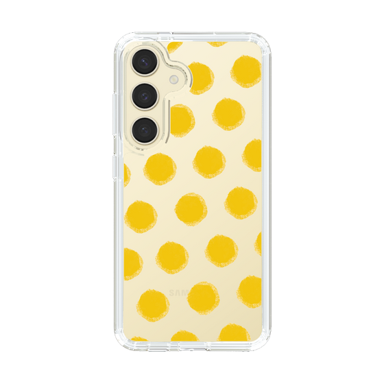 Slim Protection Case［ Original - Favorite Color Polka Dots - Yellow ］