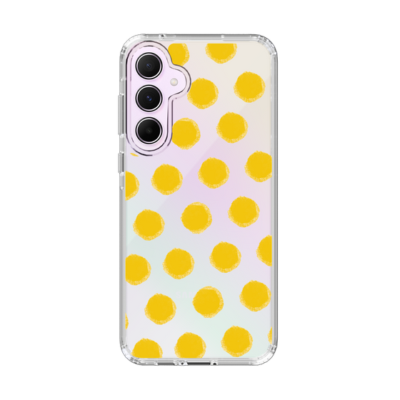 Slim Protection Case［ オリジナル - 推し色水玉 - イエロー ］