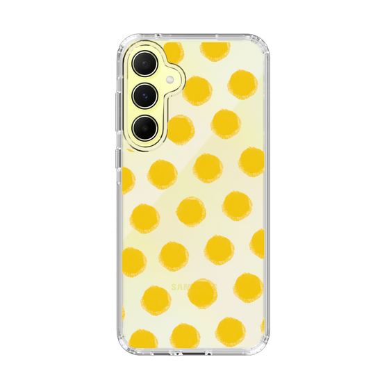 Slim Protection Case［ オリジナル - 推し色水玉 - イエロー ］