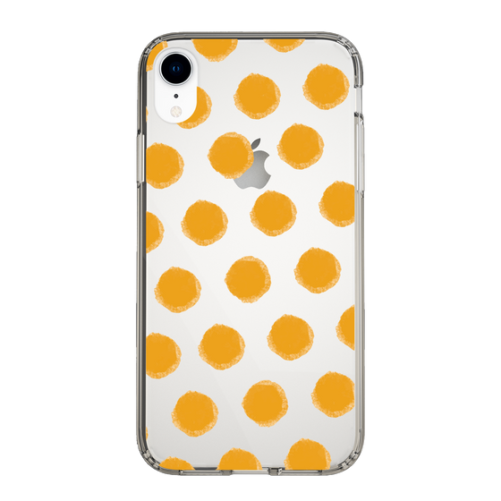 Slim Protection Case［ Original - Favorite Color Polka Dots - Orange ］