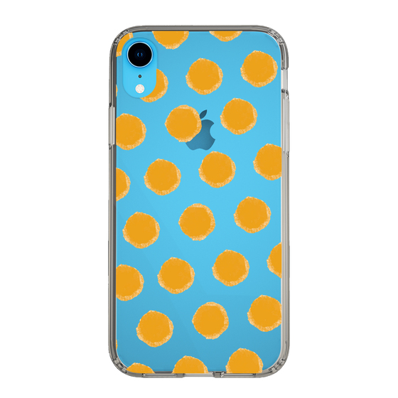 Slim Protection Case［ Original - Favorite Color Polka Dots - Orange ］