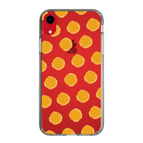 Slim Protection Case［ Original - Favorite Color Polka Dots - Orange ］