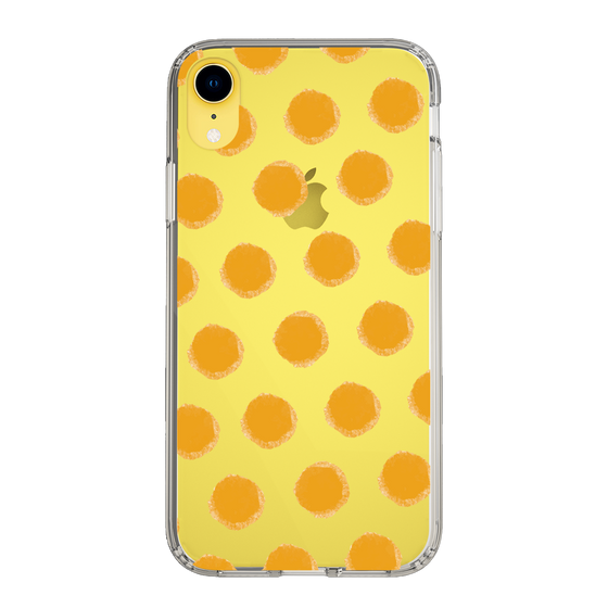 Slim Protection Case［ Original - Favorite Color Polka Dots - Orange ］