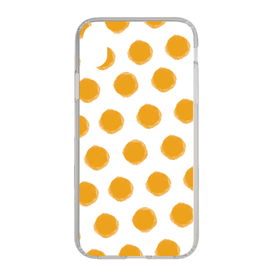 Slim Protection Case［ Original - Favorite Color Polka Dots - Orange ］