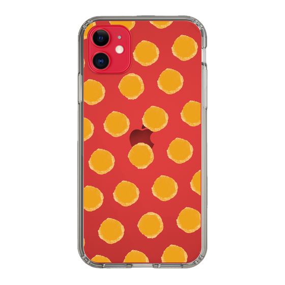 Slim Protection Case［ Original - Favorite Color Polka Dots - Orange ］