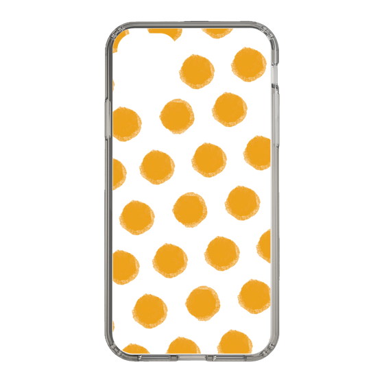 Slim Protection Case［ Original - Favorite Color Polka Dots - Orange ］